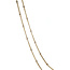 Gold beaded necklace 43.5 cm 14 karat