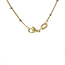 Gold beaded necklace 43.5 cm 14 karat