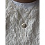 Gold beaded necklace 43.5 cm 14 karat