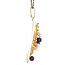 Gold pendant with pearl 14 karat