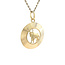 Golden bull pendant 14 karat