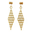 Gold stud earrings 18 karat
