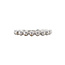 White gold beaded ring 14 karat