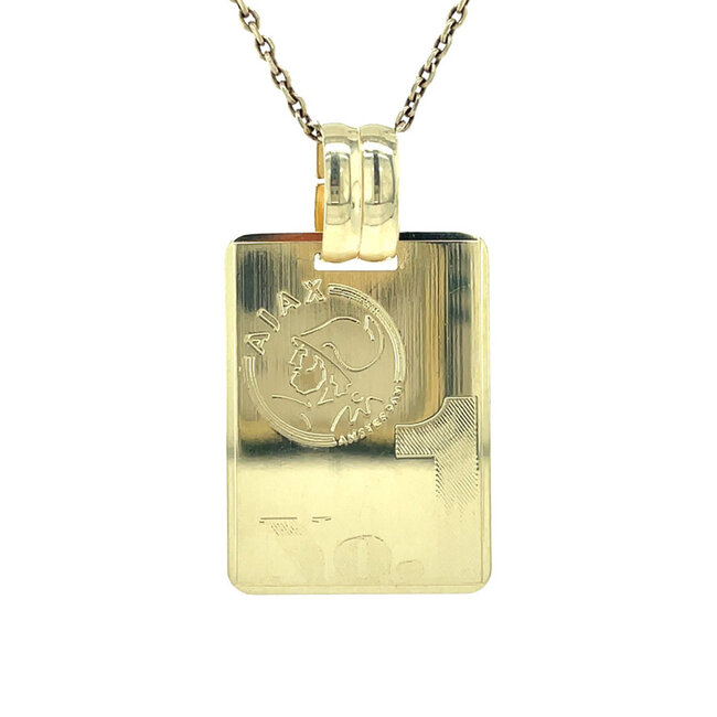 Gouden ajax hanger 14 karaat