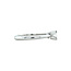 Witgouden solitair ring met diamant 18 karaat