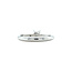 Witgouden solitair ring met diamant 18 karaat