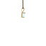 Gouden solitair hanger met aquamarijn 14 karaat* nieuw