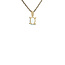 Gold solitaire pendant with aquamarine 14 karat* new