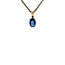 Gold solitaire pendant with sapphire 14 karat* new