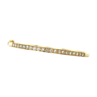 Gouden bangle diamant