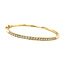 Golden bangle with diamond 18 karat