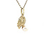 Gouden hanger met parel 14 karaat