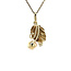 Gouden hanger met parel 14 karaat