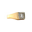 Goldener Ring mit Diamant 0,65 ct. 18 Karat