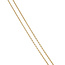 Gouden choker met diamant hanger 46 cm 14 karaat
