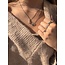 Gouden choker met diamant hanger 46 cm 14 karaat