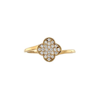 Gouden ring zirkonia