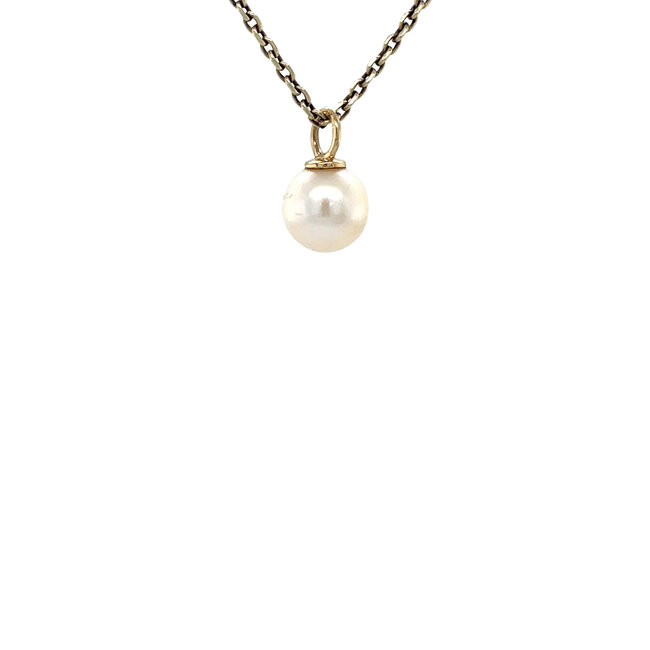 Goldener Perlenanhänger 14 Karat
