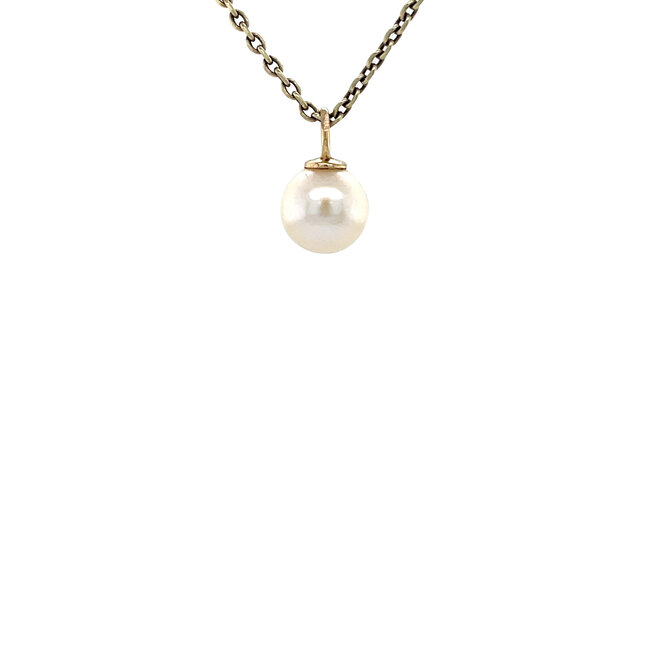 Goldener Perlenanhänger 14 Karat