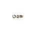 White gold solitaire ear studs with diamond 14 karat