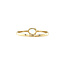 Gouden solitair ring met aquamarijn 14 karaat* nieuw