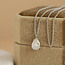 Weißgoldenes Collier mit Diamantanhänger 14 Karat