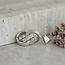 Weißgoldener Anhänger mit Diamant 14 Karat