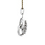 Weißgoldener Anhänger mit Diamant 14 Karat