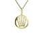 Gold crown pendant 18 karat