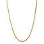 Gouden lengtecollier gourmet 44 cm 14 karaat