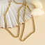 Gouden lengtecollier gourmet 44 cm 14 karaat