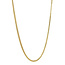 Gouden lengtecollier gourmet 44 cm 14 karaat