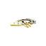 Gold ring with zirconia 14 karat