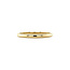 Goldener glatter (Steck-)Ring 14 Karat
