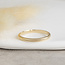 Gold smooth (stacking)ring 14 karat