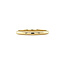 Gold smooth (stacking)ring 14 karat
