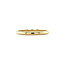 Gold smooth (stacking)ring 14 karat