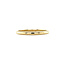Gold smooth (stacking)ring 14 karat