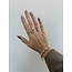 Gold smooth (stacking)ring 14 karat