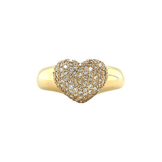 Gouden ring met diamant