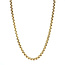 Geelgouden choker fantasie 44 cm 14 karaat