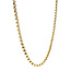 Geelgouden choker fantasie 44 cm 14 karaat