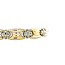 Gold bracelet bicolour 20 cm 14 karat