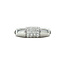 Witgouden ring met diamant 14 karaat