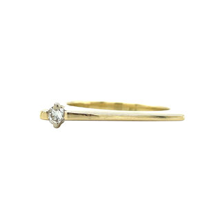 Gouden ring met dimant