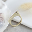 Goldener Ring mit Diamant 14 Karat