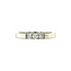 White gold memory ring with diamond 14 karat