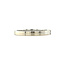 White gold memory ring with diamond 14 karat