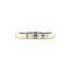 White gold memory ring with diamond 14 karat
