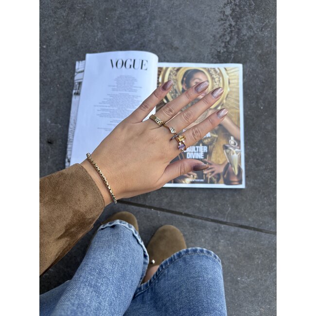 Gold rolex ring 14 karat